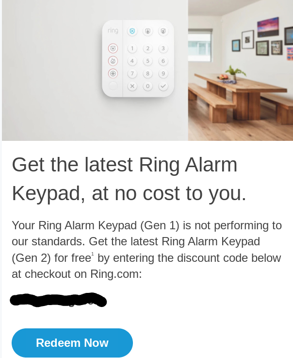 Alarm Keypad (2nd Gen)