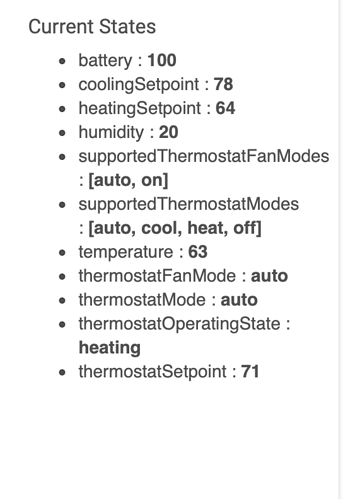 thermostates