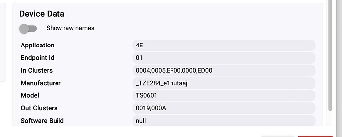 Device details