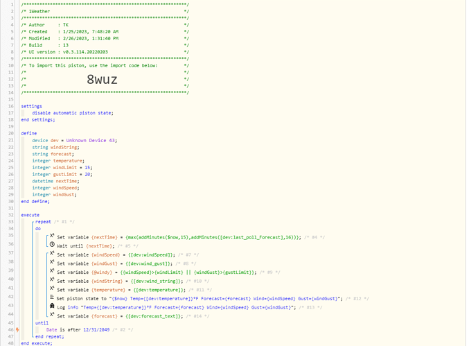Set Variable Bug