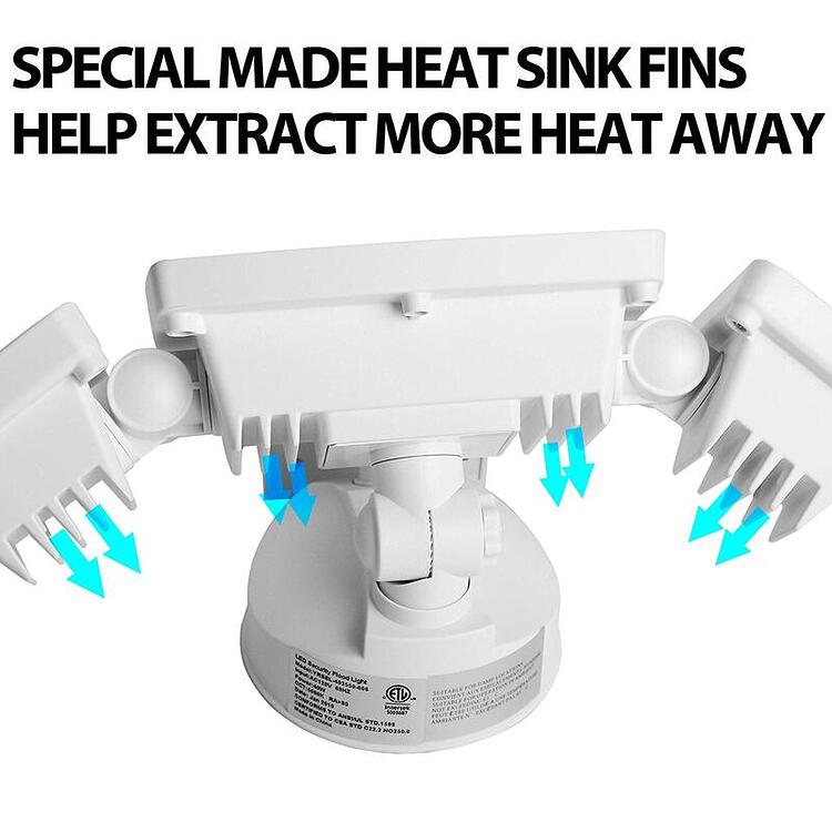 3 Head ZWave Outdoor Motion Floodlight From 007 Devices Hubitat