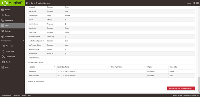 Screenshot 2022-12-01 at 16-31-25 Fireplace Sunrise Status