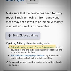 Avoiding Zigbee 3 Repeaters