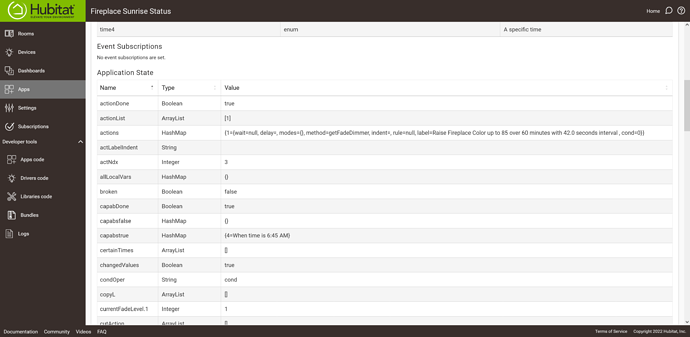 Screenshot 2022-12-01 at 16-30-32 Fireplace Sunrise Status