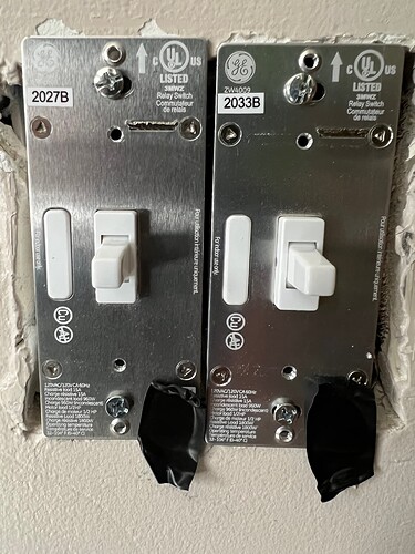 Kitchen and Garage ZW4009 Switches