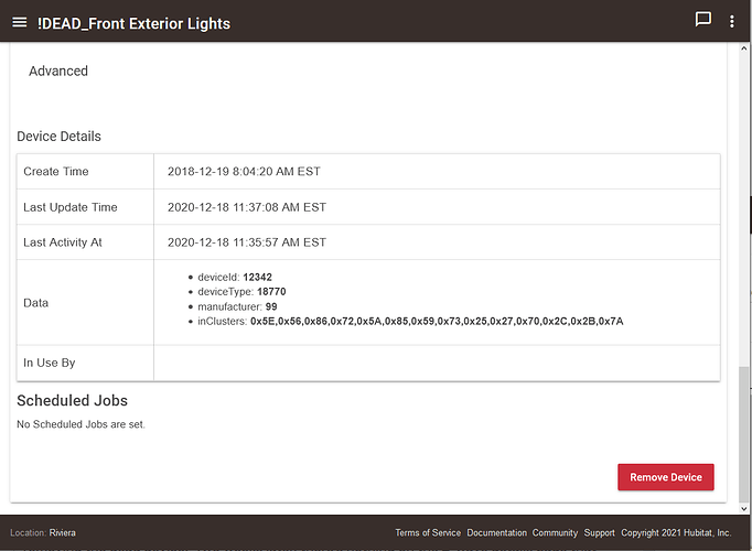 device details