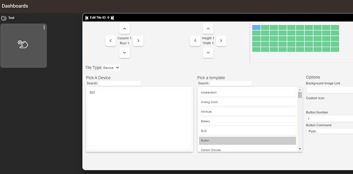 tile config