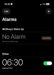Alarms