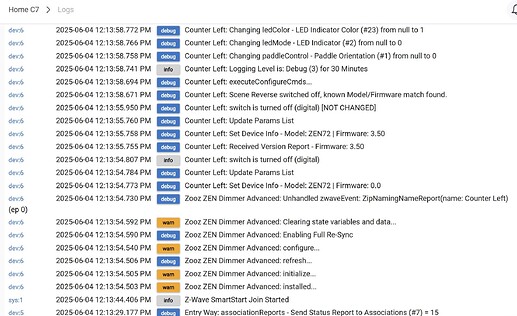 Zen77 configure 1st