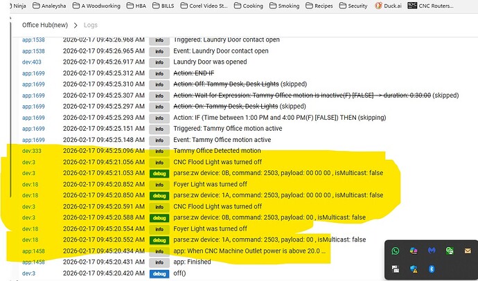 around 8945 Turned OFF Basic Rule 1458