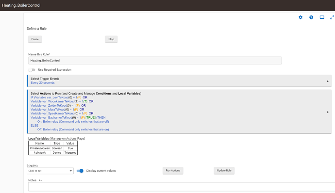 HeatingBoilerControl