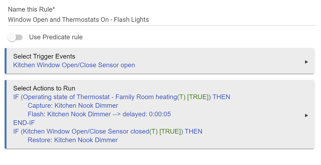 Help with Window Open and Thermostat On Rule - 🛎️ Get Help - Hubitat