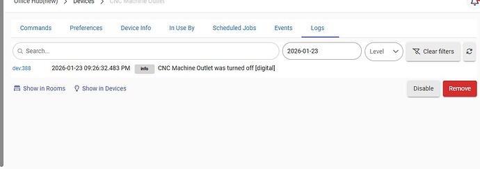 CNC 1-23 Basic Rule - Logs