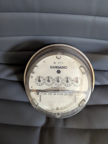 Watthour Mechanical Meter