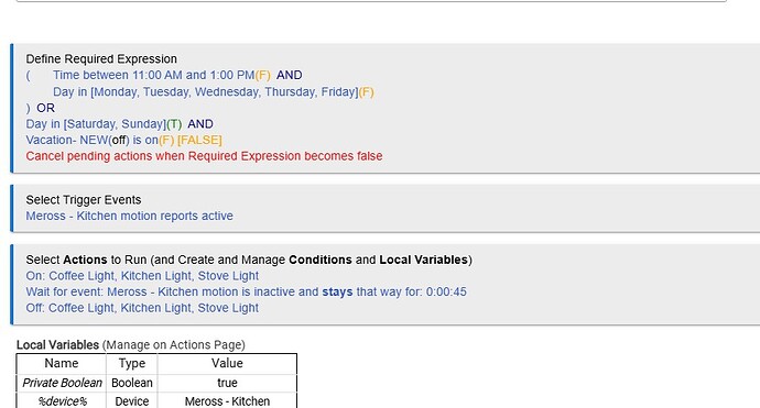 Kitchen Lights not staying ON MS600