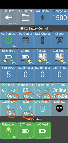 mqtt dashboard - screenshot