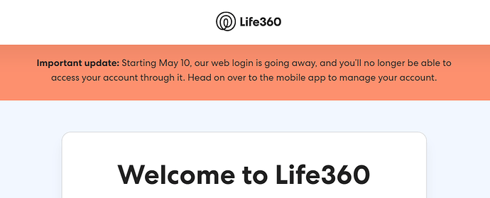 Life460 web notification