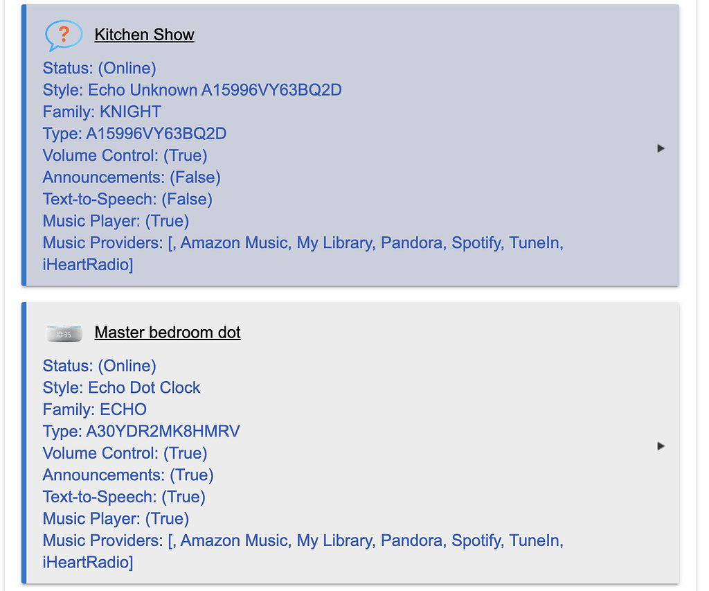 New Alexa Devices no announcements or text to speech Custom Apps Hubitat