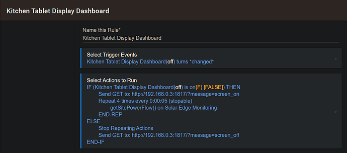 KitchenTabletDisplayWithSolarStats