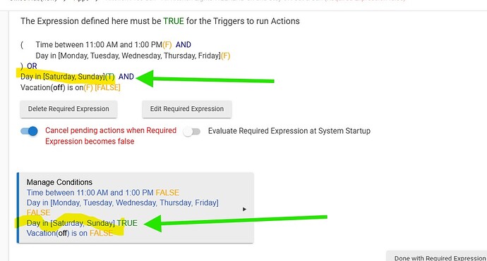 Kitchen Pres Sen - All Kitchen Lights WEEKEND on and Stay ON Sat & Sun  No 1301 CONDITIONS