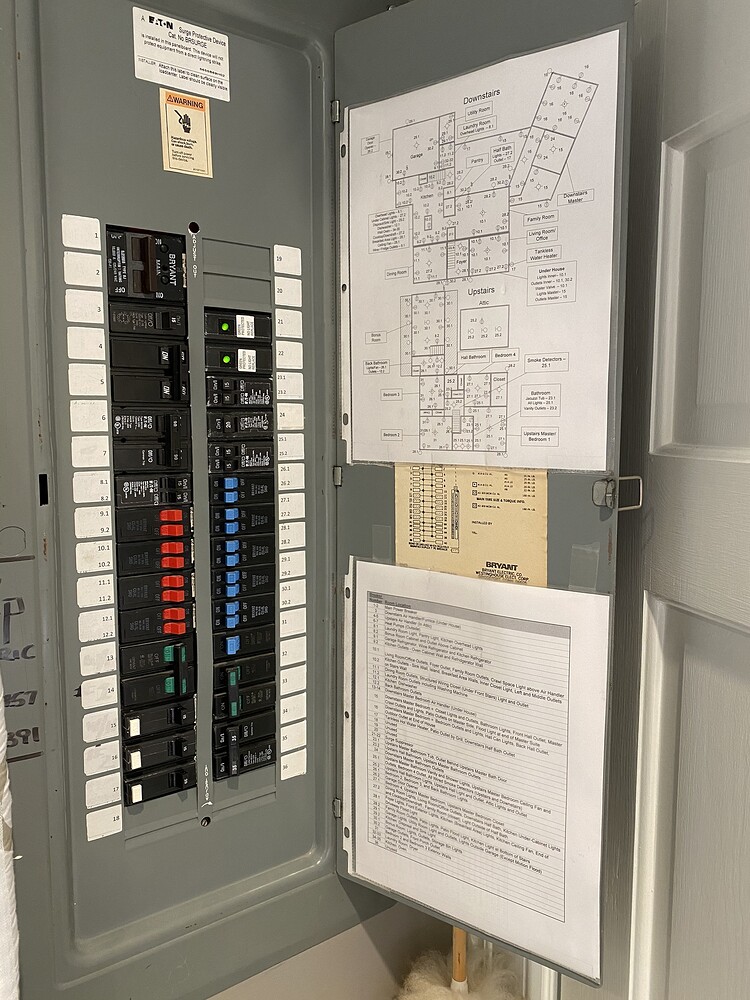 Circuit Breaker Guide House Floorplan - Recommendations? - 💬 Lounge