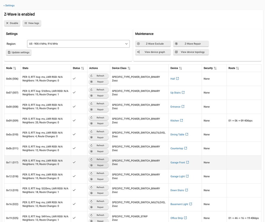 Zwave not working anymore Devices Hubitat