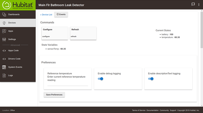leakSMART Sensor Device 1