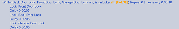 while locks