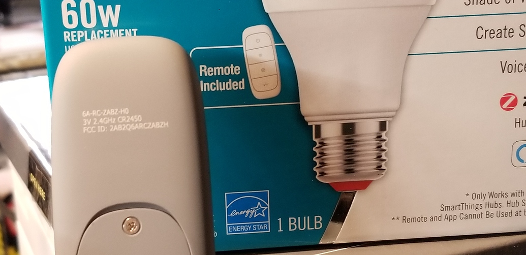 Zigbee 3.0 button controller 8.88 USD at home Depot, includes cct bulb