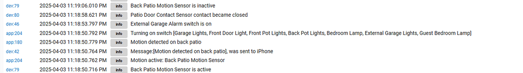 Lights on triggered by motion between certain times - Motion Lighting ...