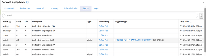Device Events