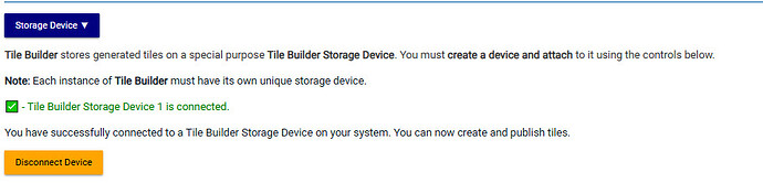 2025.02.22  Tile Builder Storage Device Connected