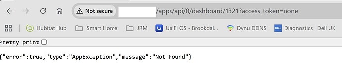 Dashboard tile error