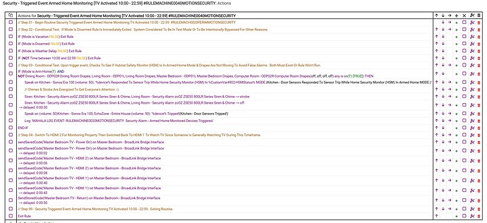 2025.12.05 - Example Trigger Issue 02 Home Security Monitoring MB TV On When Perimeter Motion Detected