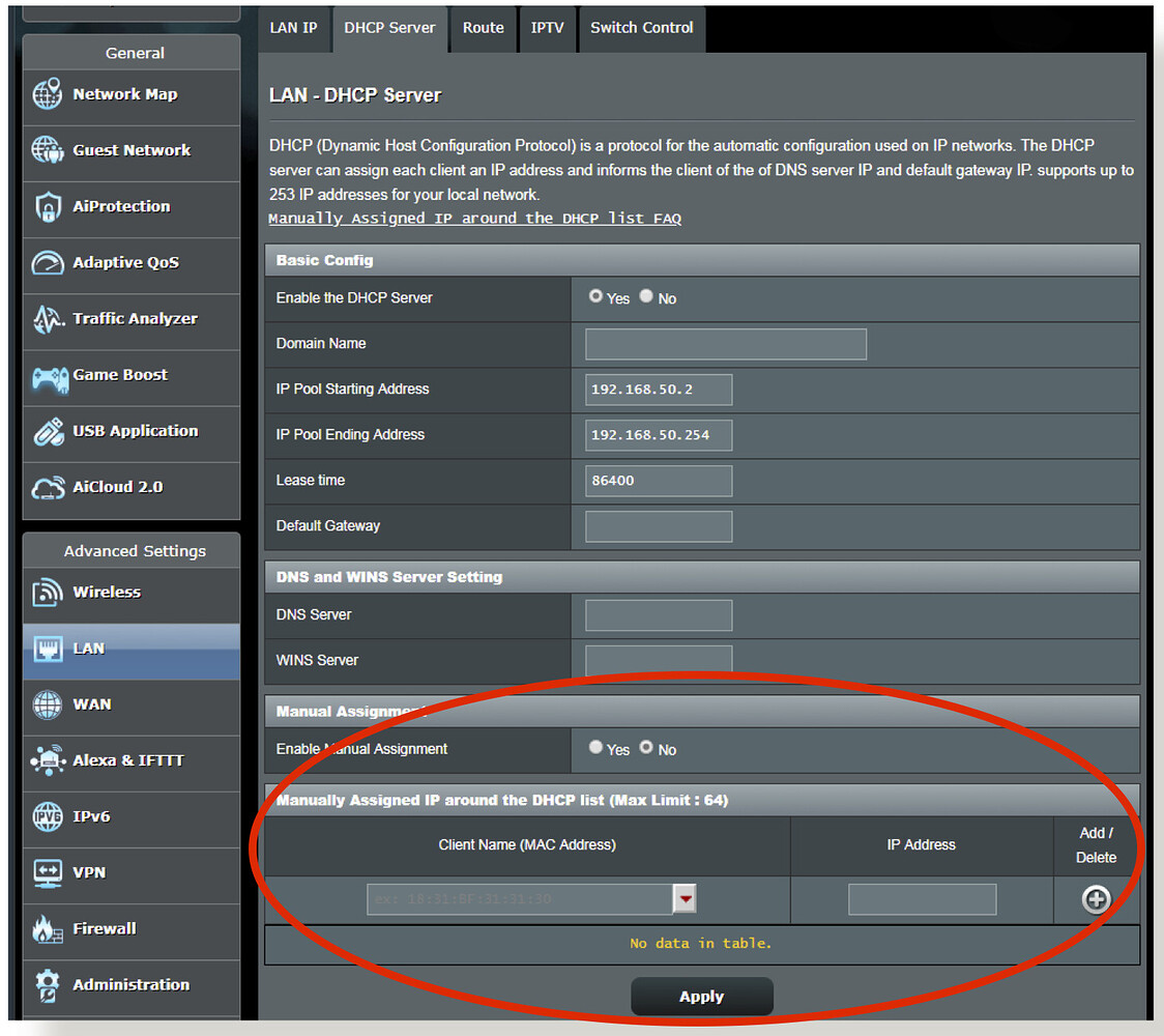 Router setting question - Novice Help - Hubitat