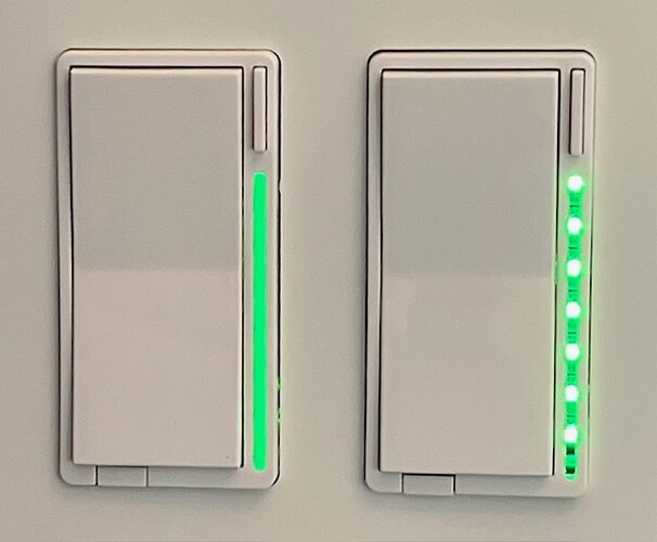 LEDs on Inovelli Switch-Dimmers