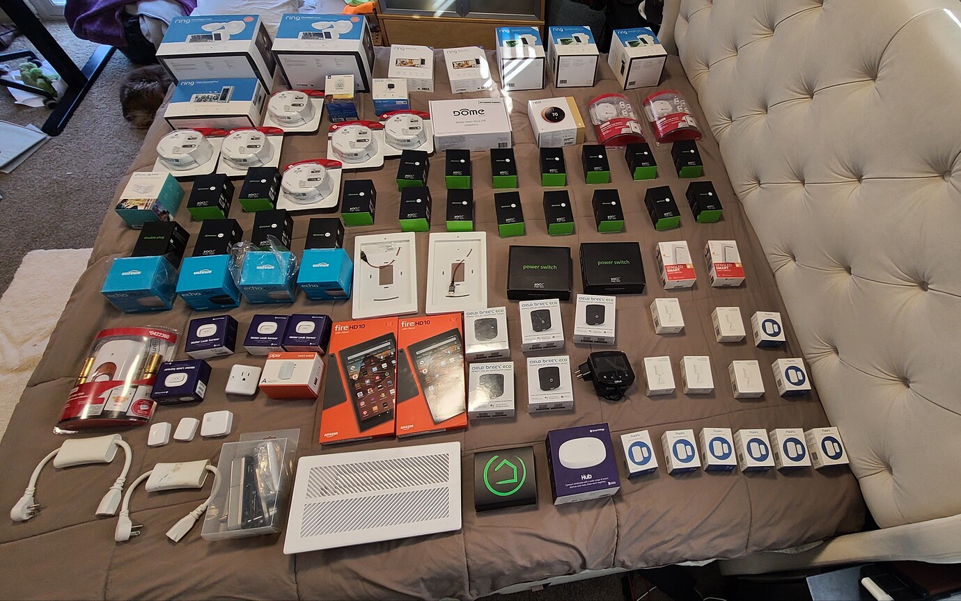 And so it begins! Getting ready to install over 50 smart ...