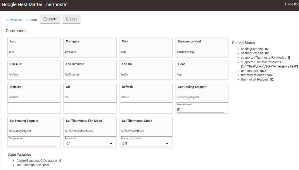 Potential bug Google Nest Thermostat + Matter commands aren't respected by thermostat