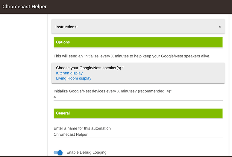[RELEASE] Chromecast Helper - Simple way to help keep your Google/Nest ...