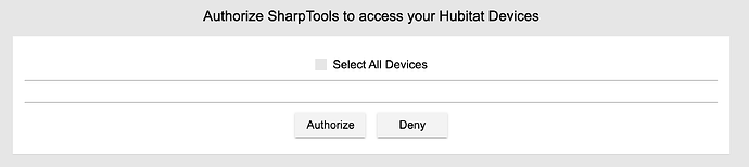 simon empty OAuth scree