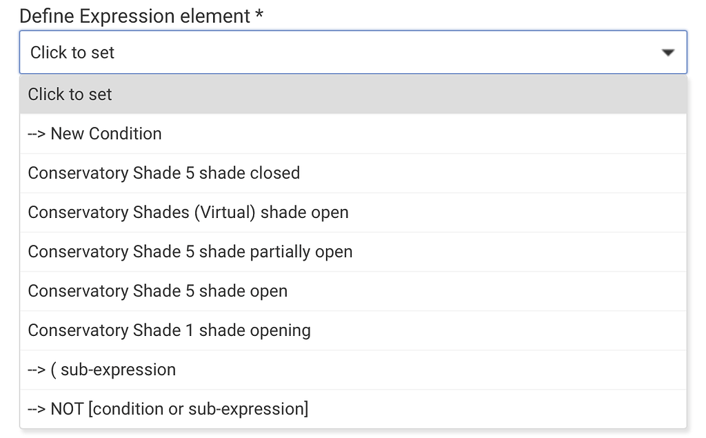 Issue with Define Expression List not displaying correctly All things