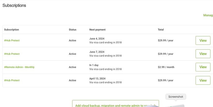 Hubitat Subscription Problem-Sbscrtpt List 1a