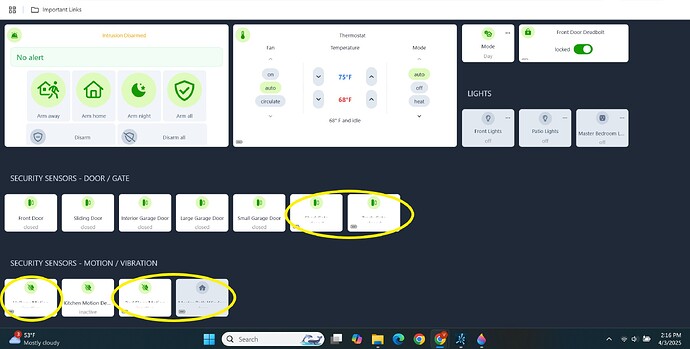 Hubitat screenshot on Desktop