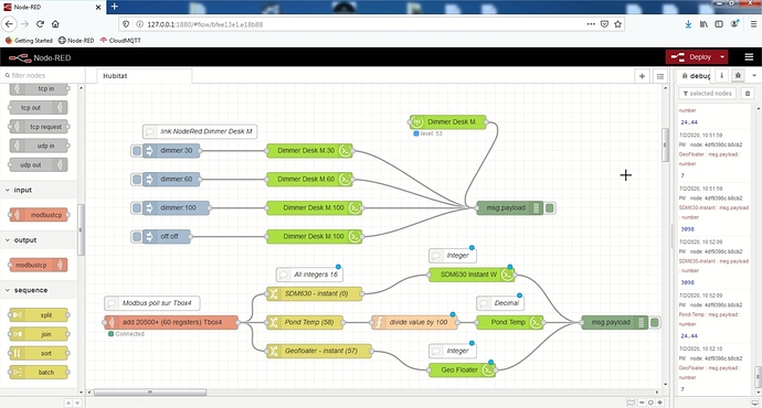 node-red - modbus - hubitat