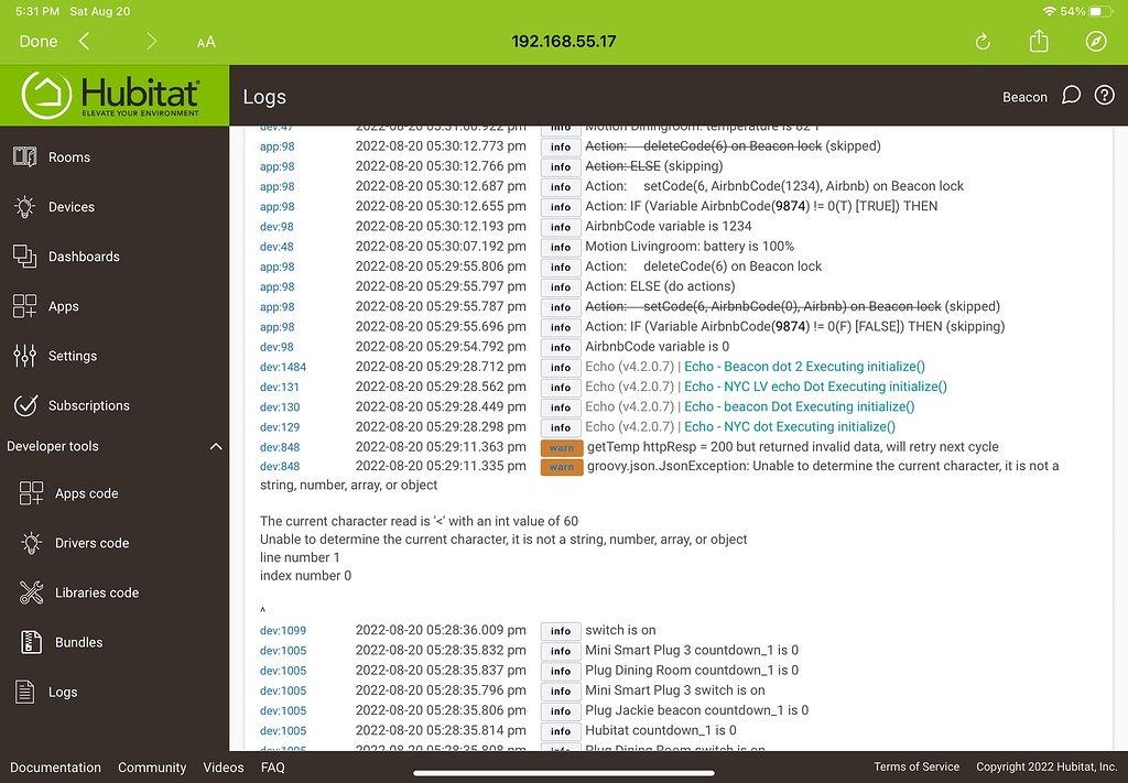 Lock code manager 🧰 BuiltIn Apps and Drivers Hubitat