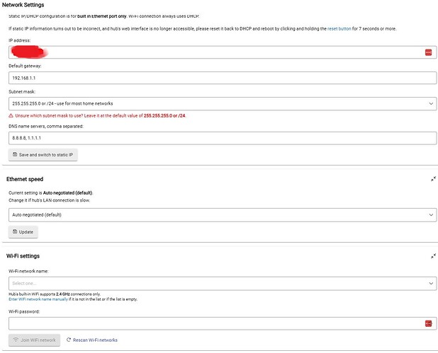 Network Settings