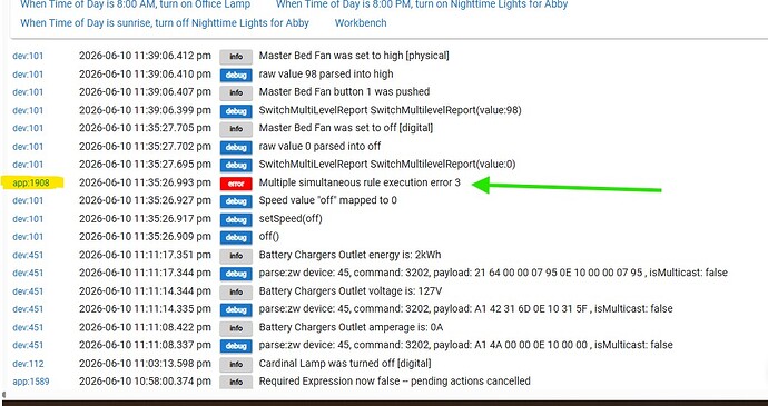 Master Bedroom Fan Turned OFF - 1