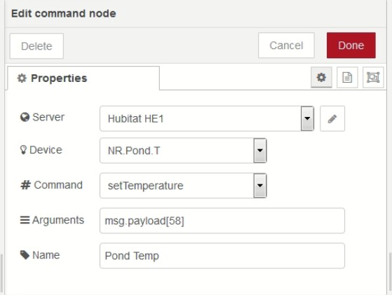 node-red temperature argument