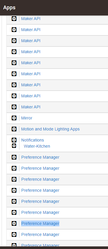 Why Do I Have Multiple (30+ Each) "Maker API" & "Preference Manager ...