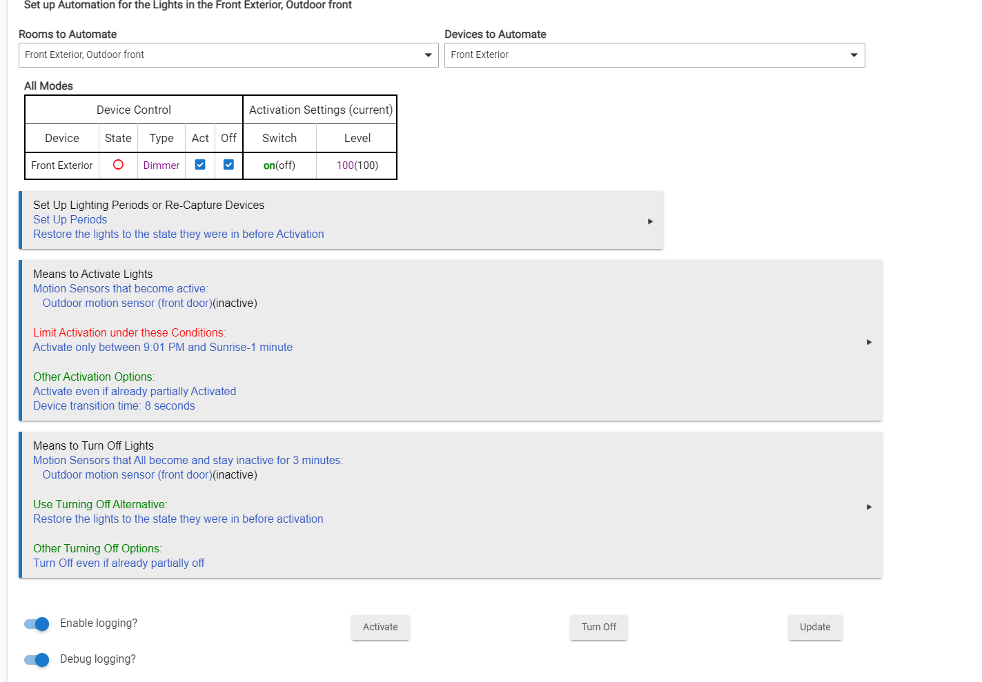 Need a little help with my motion sensor automation 🛎️ Get Help Hubitat